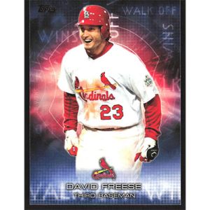 2016 Topps Walk Off Wins #WOW-5 David Freese