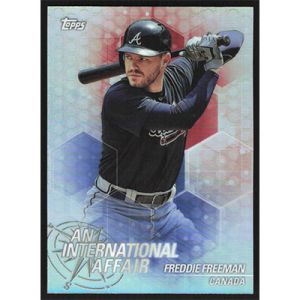 2018 Topps Chrome Update An International Affair #IA-FF Freddie Freeman