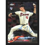 2018 Topps Chrome #66 Max Fried Autographed