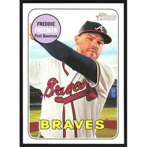2018 Topps Heritage #219 Freddie Freeman