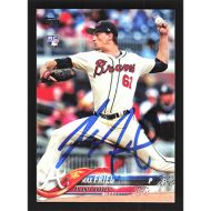 2018 Topps #316 Max Fried Autographed