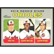 2019 Topps Heritage #343 P. Fry/C. Mullins/A. Wynns Rookie Stars