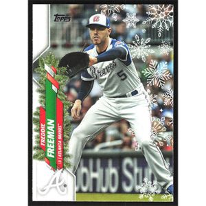 2020 Topps Wal-Mart Holiday #HW148 Freddie Freeman