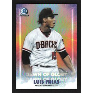2021 Bowman Chrome Dawn of Glory Refractors #DOG-15 Luis Frias