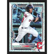 2021 Bowman Chrome Mega Box Prospects Refractors #BCP-182 Tyler Freeman