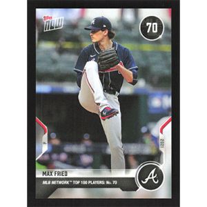 2021 Topps Now MLB Network's Top 100 #T-70 Max Fried