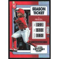2022 Panini Chronicles Contenders Optic Holo #16 TJ Friedl