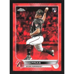 2022 Topps Chrome Sapphire Orange Refractors #338 Luis Frias