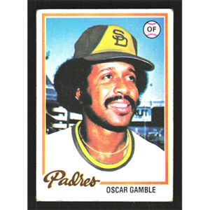 1978 Topps #390 Oscar Gamble