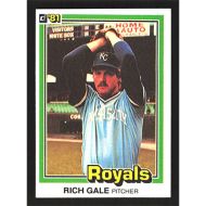 1981 Donruss #462 Rich Gale