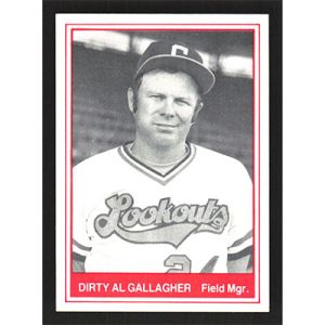 1982 TCMA Chattanooga Lookouts #23 Dirty Al Gallagher