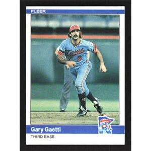 1984 Fleer #565 Gary Gaetti