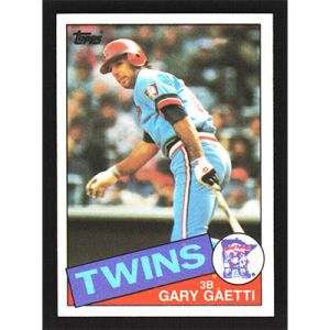 1985 Topps #304 Gary Gaetti
