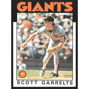 1986 Topps #395 Scott Garrelts