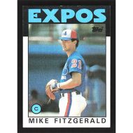 1986 Topps #503 Mike Fitzgerald