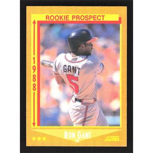1988 Score #647 Ron Gant