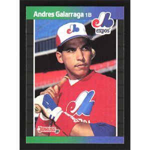 1989 Donruss #130 Andres Galarraga