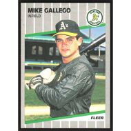1989 Fleer #8 Mike Gallego