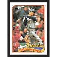 1989 Topps #671 Jim Gantner