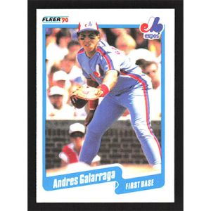 1990 Fleer #345 Andres Galarraga