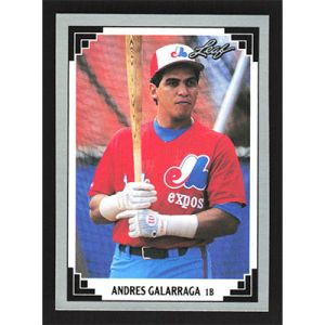1991 Leaf #110 Andres Galarraga
