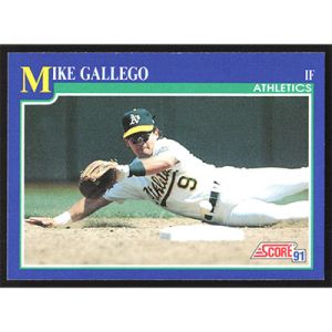 1991 Score #476 Mike Gallego