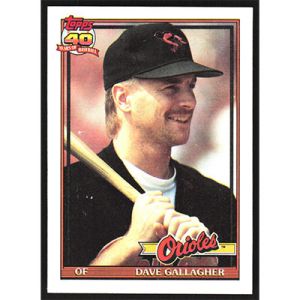 1991 Topps #349 Dave Gallagher