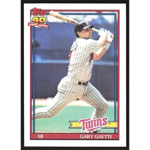 1991 Topps #430 Gary Gaetti