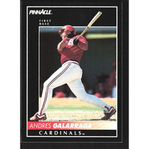 1992 Pinnacle #381 Andres Galarraga