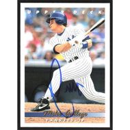 1993 Upper Deck #600 Mike Gallego Autographed