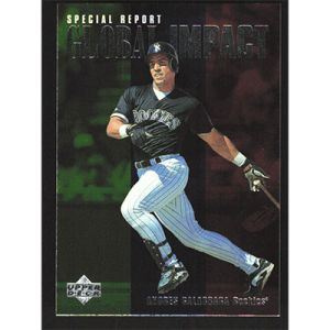 1997 Upper Deck #205 Andres Galarraga Global Impact
