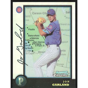 1998 Bowman Chrome International Refractors #175 Jon Garland