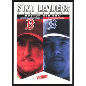 2000 Upper Deck Victory #254 N. Garciaparra/P. Martinez Team Stat Leaders Checklist