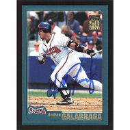 2001 Topps #72 Andres Galarraga Autographed