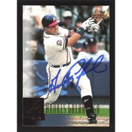 2001 Upper Deck #158 Andres Galarraga Autographed