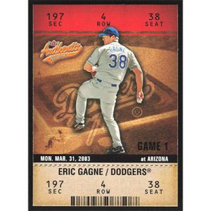 2003 Fleer Authentix #51 Eric Gagne