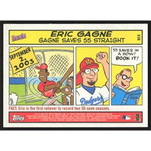 2004 Bazooka Comics #BC9 Eric Gagne