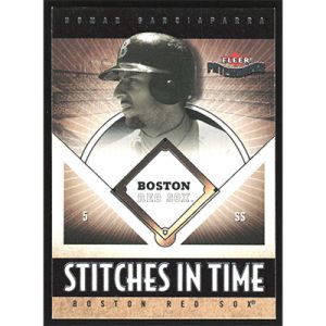 2004 Fleer Patchworks Stitches in Time #4 Nomar Garciaparra