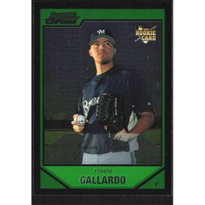2007 Bowman Chrome Draft #BDP53 Yovani Gallardo