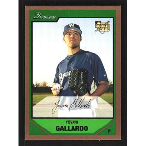 2007 Bowman Draft Gold #BDP53 Yovani Gallardo