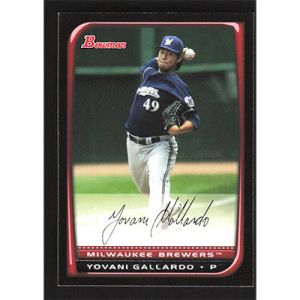 2008 Bowman #124 Yovani Gallardo