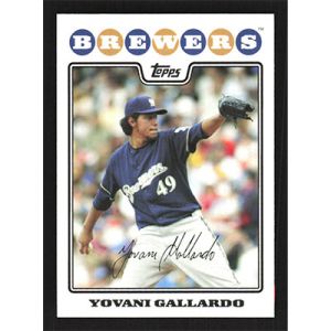 2008 Topps #39 Yovani Gallardo