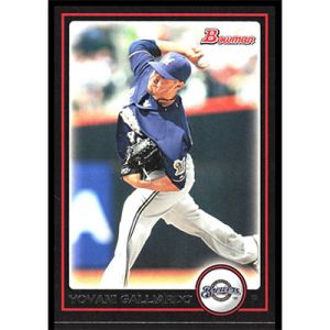 2010 Bowman #71 Yovani Gallardo