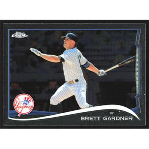 2014 Topps Chrome #186 Brett Gardner