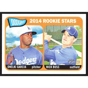 2014 Topps Heritage #331 O. Garcia/N. Buss Rookie Stars
