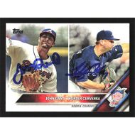 2016 Topps Update #US53 J. Gant/H. Cervenka Rookie Combos Autographed
