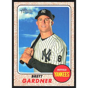 2017 Topps Heritage #85 Brett Gardner