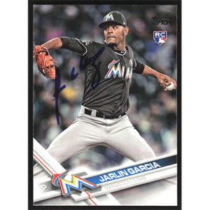 2017 Topps Update #US78 Jarlin Garcia Autographed