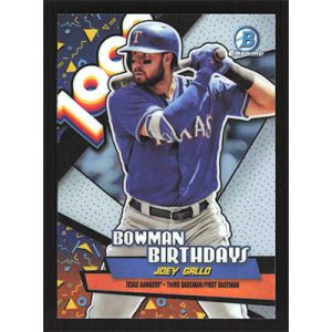 2018 Bowman Chrome Bowman Birthdays Refractors #BB-JG Joey Gallo