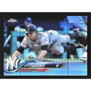 2018 Topps Chrome Prism Refractors #109 Brett Gardner